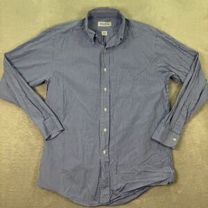 Brooks Brothers Mens 15.5 34 Button Down Long Sleeve Gingham Check Shirt Casual